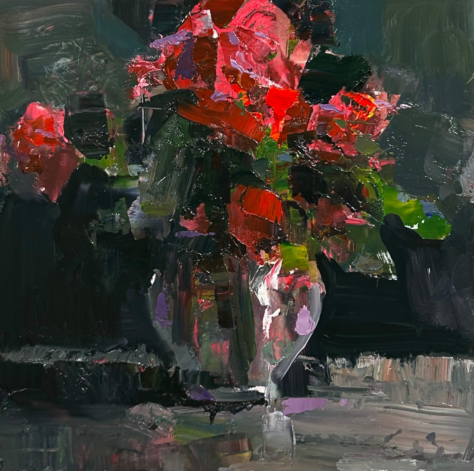 RED ROSE STILL LIFE II